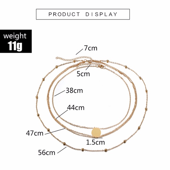 LAST ONE!! Gold layered necklace - Picture 5 of 6